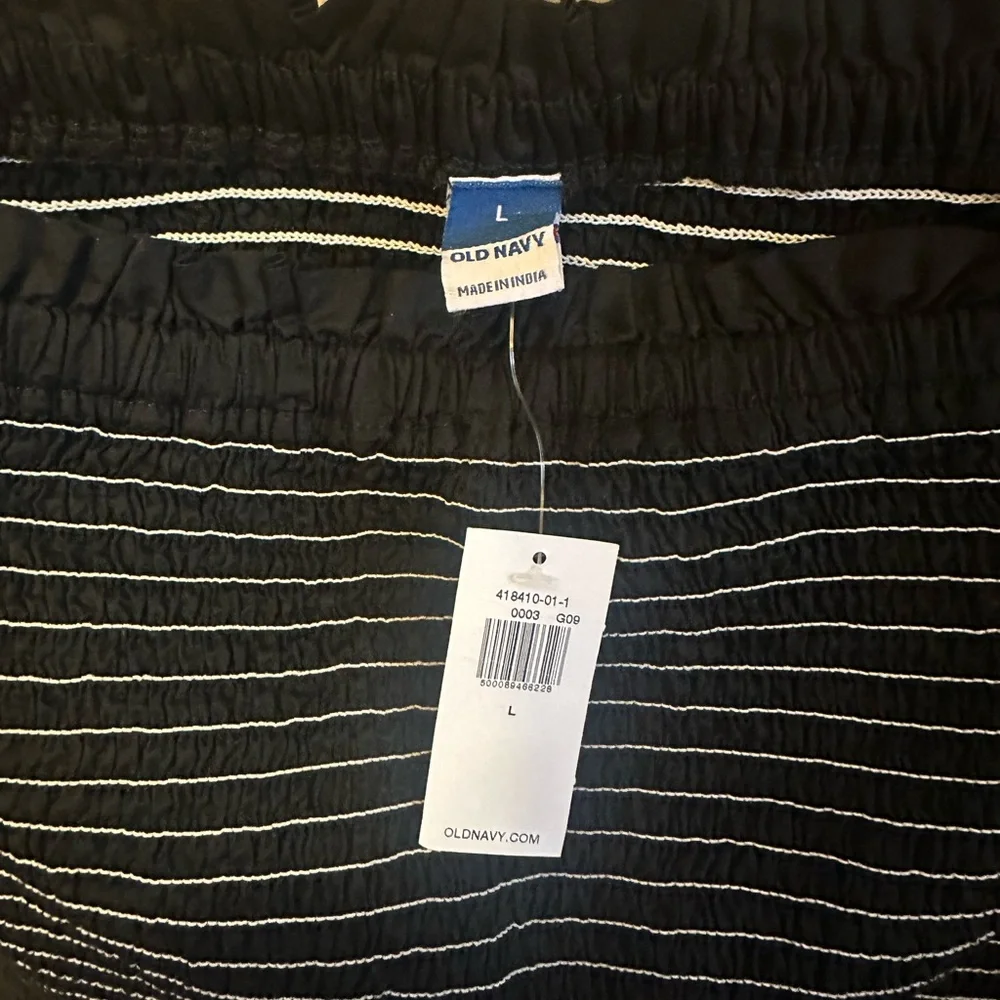 Old‎ Navy Black Off-Shoulder Top